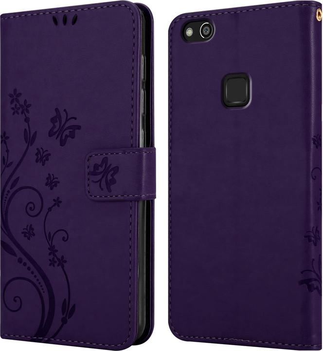 Actual product image Cadorabo Flower Book Cover (Huawei P10 Lite)