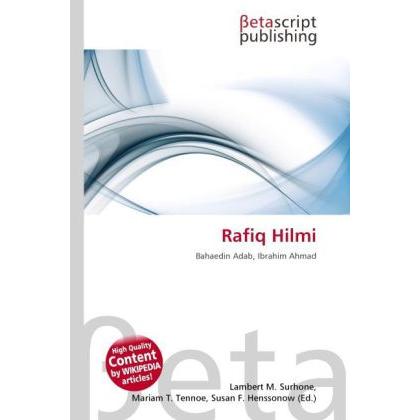 Rafiq Hilmi, Fachbücher von Lambert M. Surhone, Mariam T. Tennoe, Susan F. Henssonow