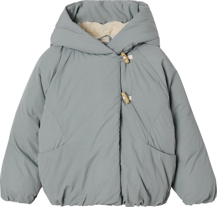 Immagine prodotto Vertbaudet Gekreuzte Steppjacke mit Teddyfleece-Kapuze für Mädchen (122)