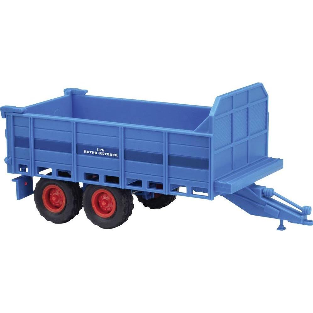 Busch 53806 H0 Anhänger Modell Fortschritt T 088 Anhänger mit Klappe, LPG Roter