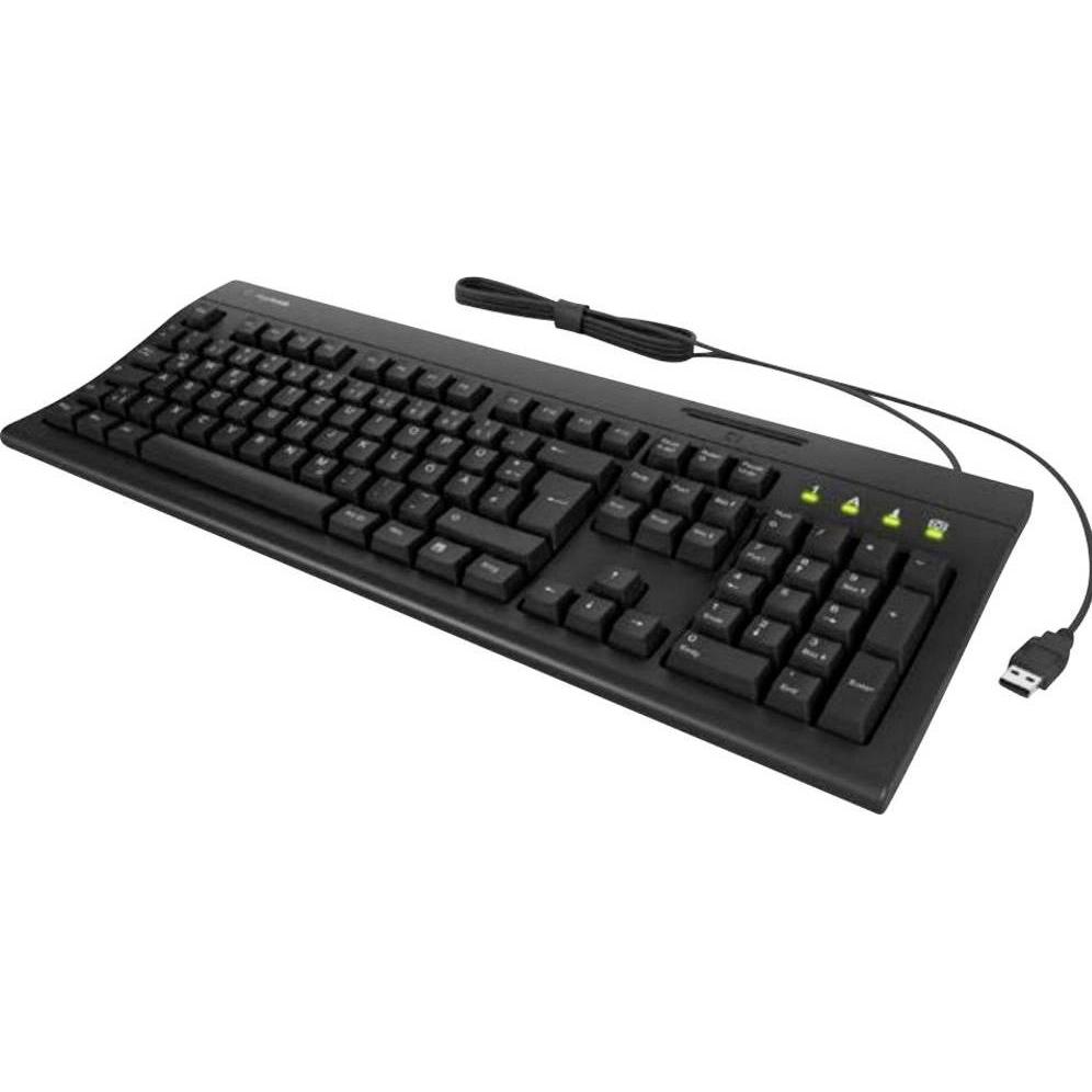 KeySonic TAS KSK-8041U-CRT Smart Cardreader schwarz (USB), Lettore di schede di memoria, Nero