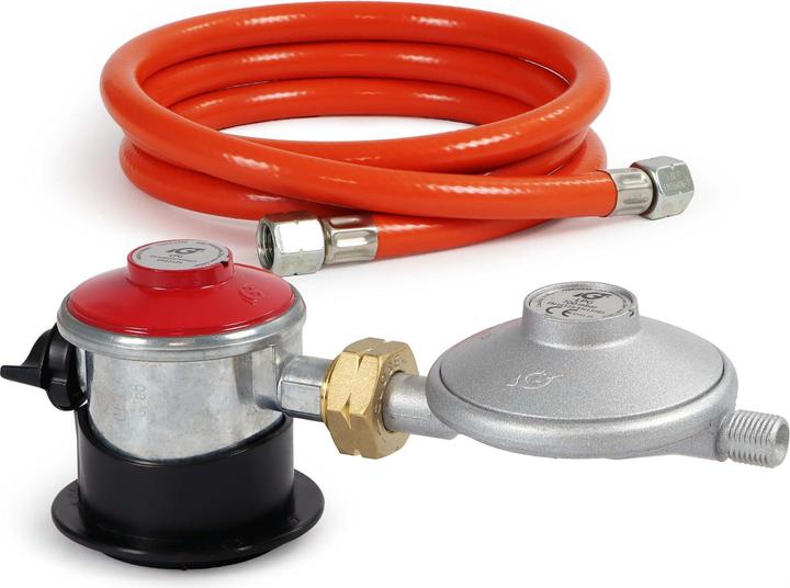 Wiltec Gas Regulator Spain 700 mbar Adaptor Included Pressure Regulator Hose