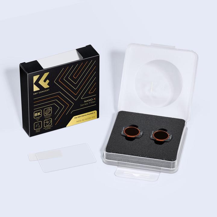 Produktbild K&F Concept Filter Kit Magnetic ND2-ND32+ND32-ND512 (DJI Osmo Pocket 3)