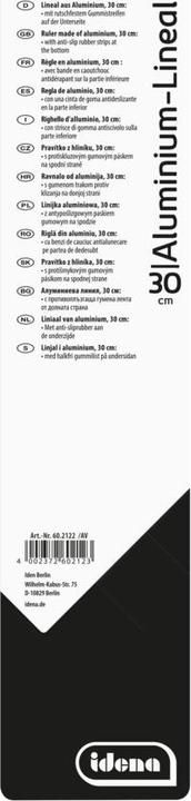 Actual product image Idena Ruler 30cm Aluminium (30 cm)