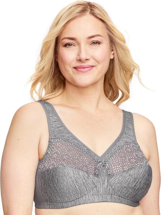 Produktbild Glamorise Beha met volledige cups, grijs gemêleerd 021), 90H (Einzelpack, 90 H)