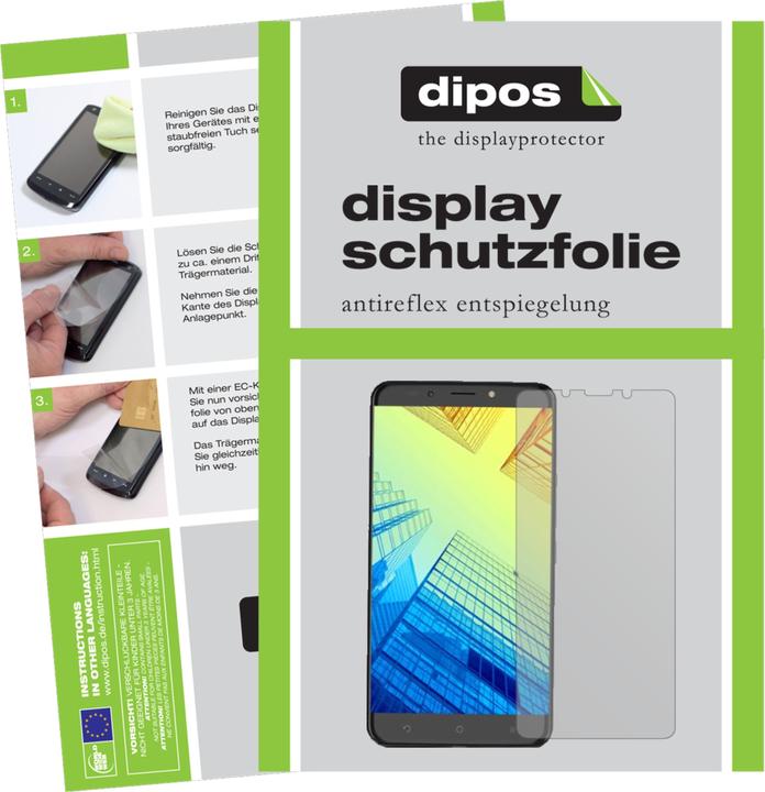 2x Pellicola per Alcatel A7 XL Protettiva Protezione Schermo Cristallo dipos