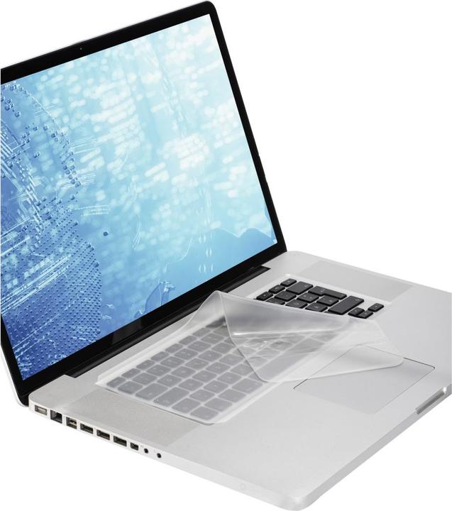 Image du produit Hama Cache-clavier pour ordinateur portable, silicone, 36,5 cm x 13 cm x 0,6 mm