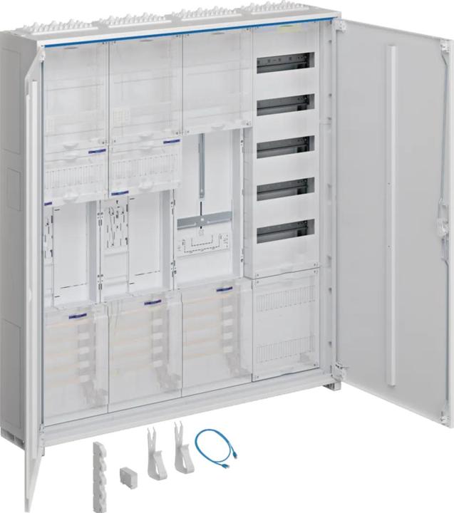 Produktbild Hager HAG ZB34SEQ29 Komplettschrank univers Z 2ZP eHZ 1SG APZ VT5 H=1100mm 4-feldig ES