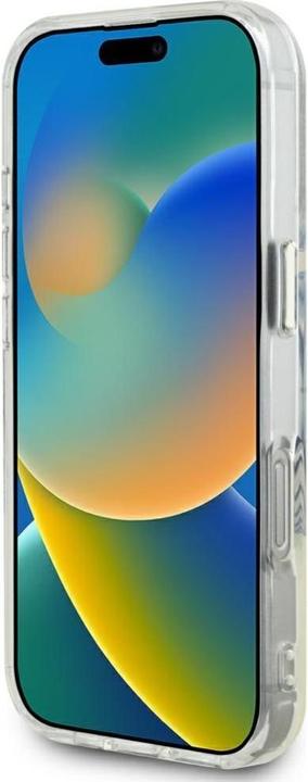 Actual product image Guess Case IML Metal Colored Circle Classic Logo MagSafe for iPhone 16 Pro Max pink (Apple iPhone 16 Pro Max)