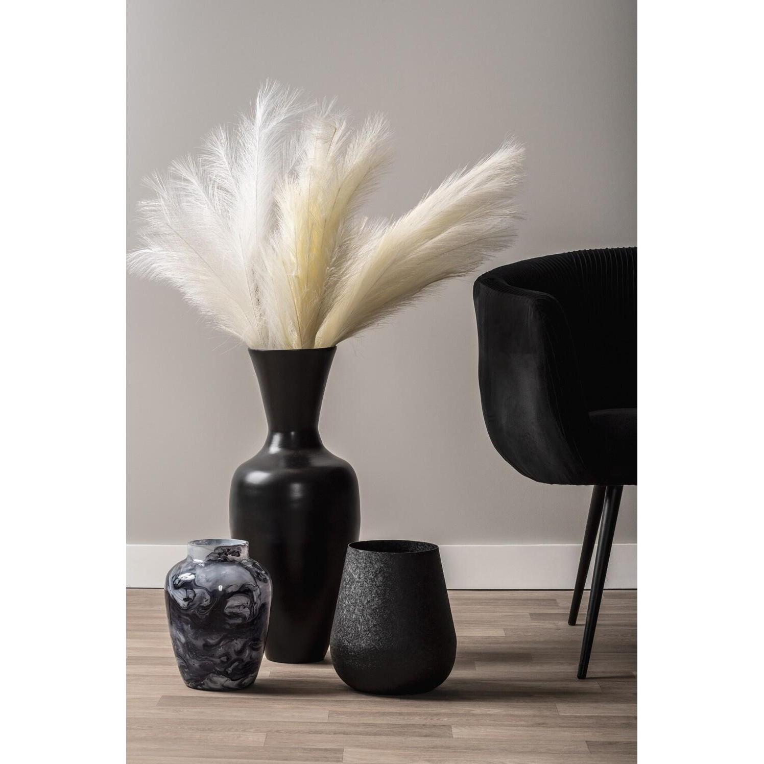 Thumbnail - present time, Vase, texturierte metallvase boaz