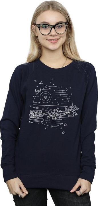 Immagine prodotto Star Wars Death Star Sleigh Felpa Donna (S)