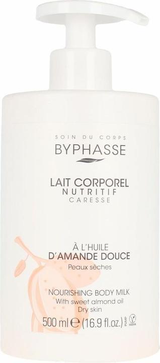 Byphasse Lotion corporelle nutritive à l'huile d'amande 500ml (Lotion pour le corps, 500 ml)