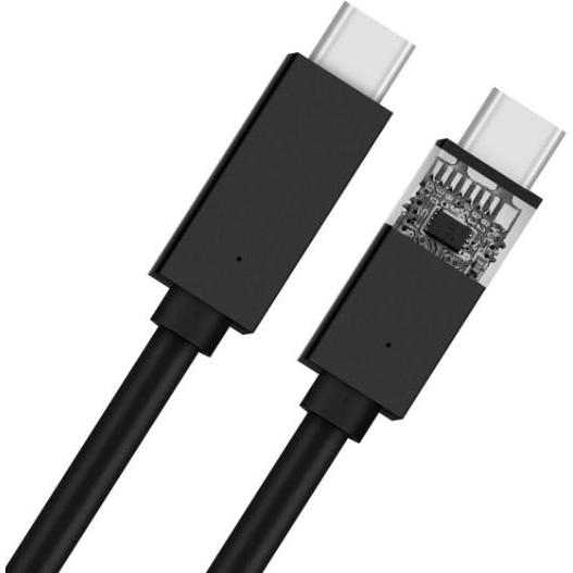 Thumbnail - Platinet cable USB-C - USB-C 5A 100W 2m, black (45579) (2 m, USB 2.0), USB Kabel