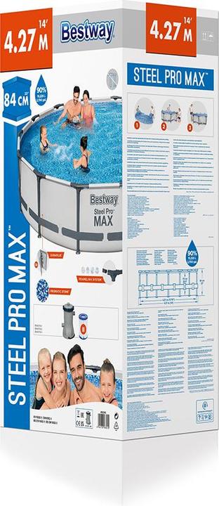 Produktbild Bestway Steel Pro MAX Aufstellpool-Set 4 27 x 84 cm (427 x 84 cm)