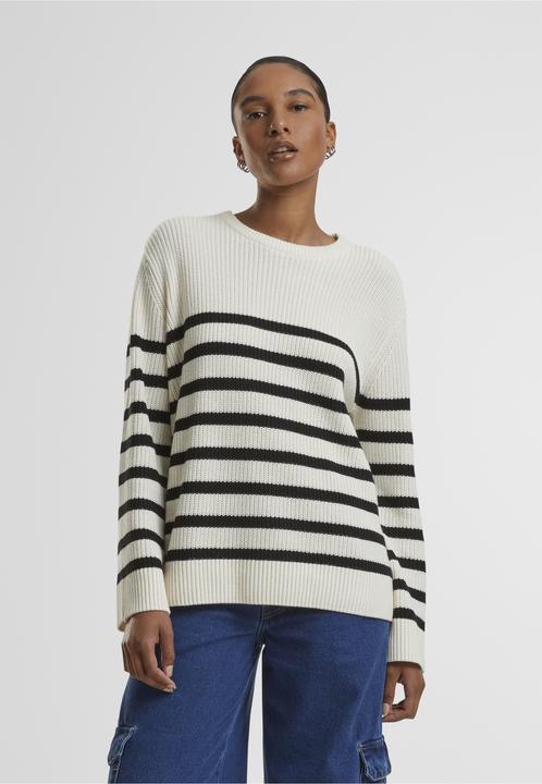 Produktbild Urban Classics Ladies Rib Striped Sweater - 161497 (S)