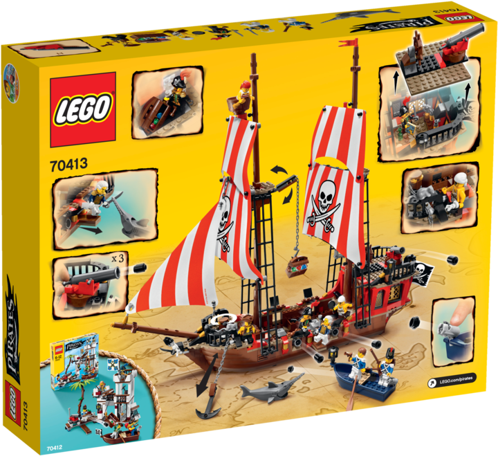 Produktbild LEGO Grosses Piratenschiff (70413)