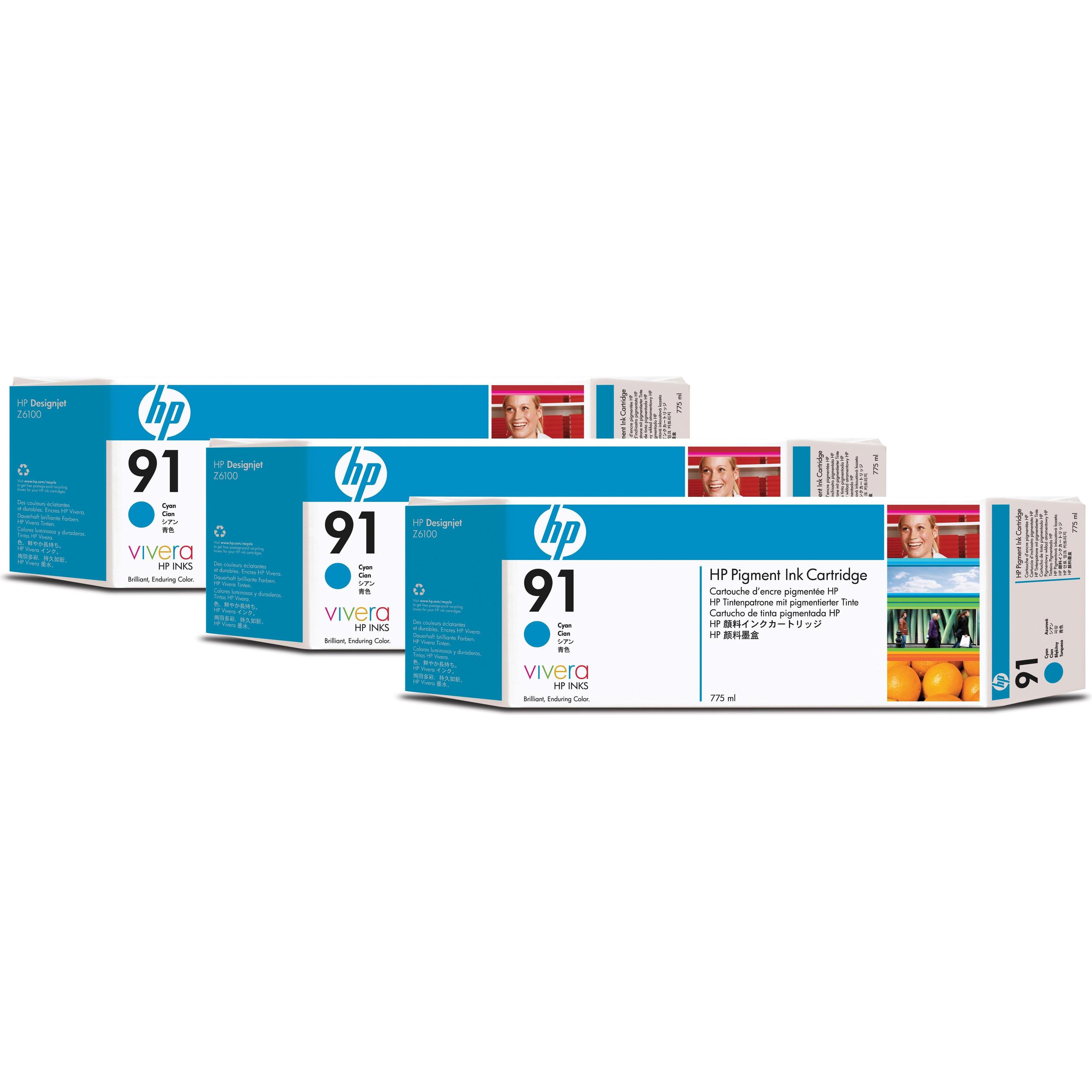 HP, Druckerpatrone, 91 (C)