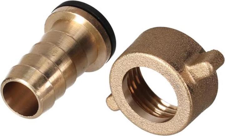 Image du produit Auction RACCORD DE ROBINET EN LAITON - FILETAGE INTÉRIEUR 3/4" - TUYAU 5/8" (Raccord à vis pour tuyau, 203.20 mm)