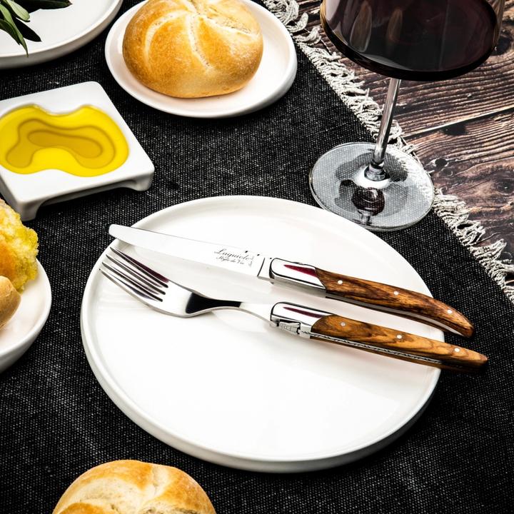 Actual product image Laguiole 2er Set Keramik Olivenöl Schälchen