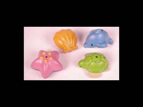 Produktbild Plantoys Badeset - Vier Meerestiere