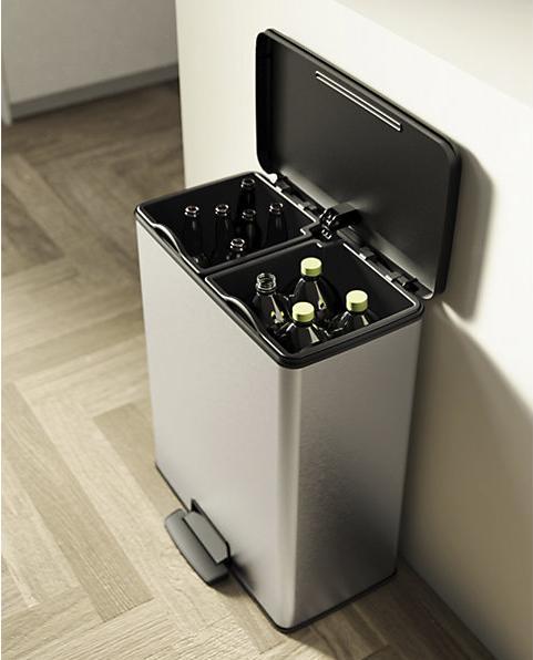 Actual product image Curver 251002 IML Bucket Metallic, 2 x 26 litres, único (52 l)