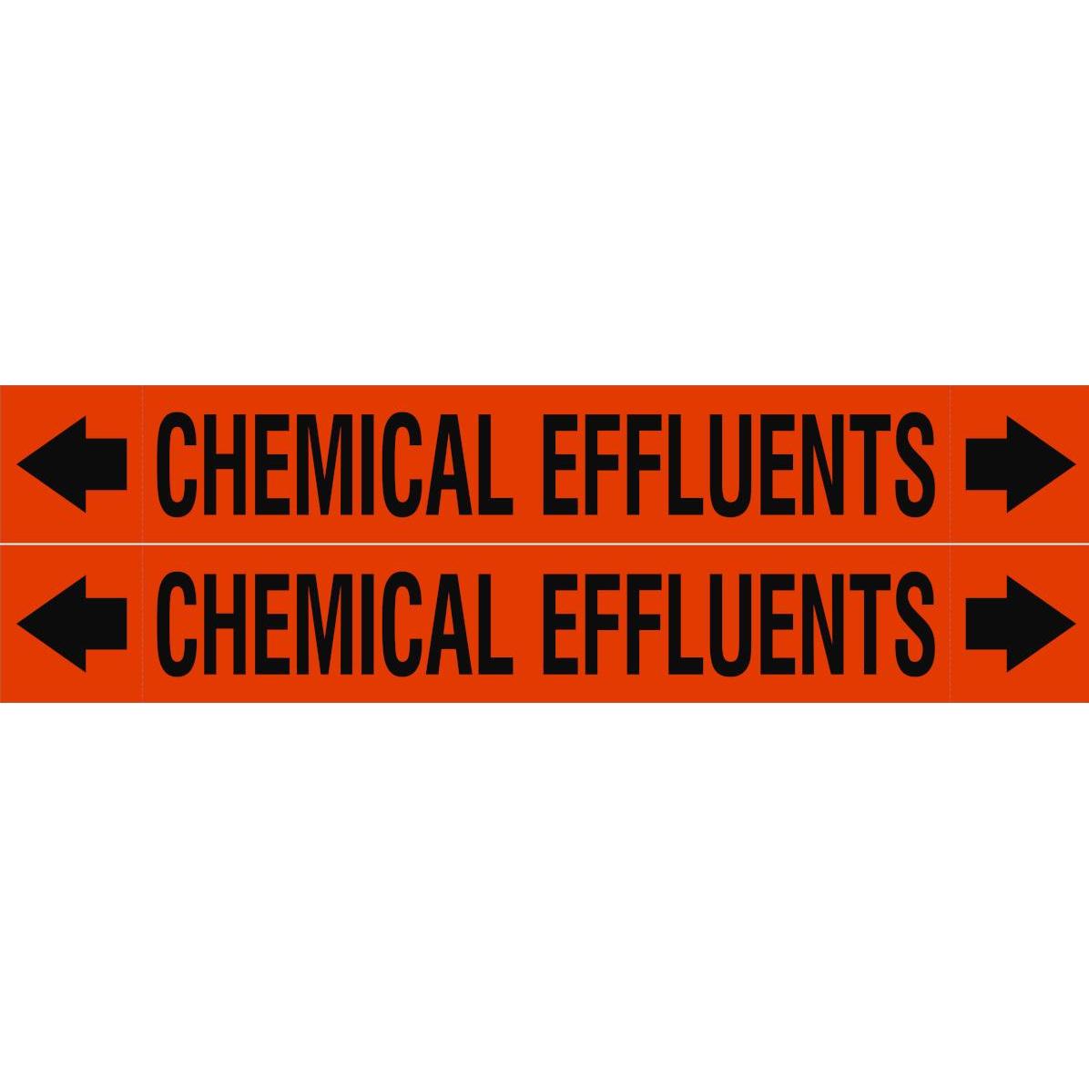 Brady ASME - Rohrmarkierer - Chemical Effluents (313092)