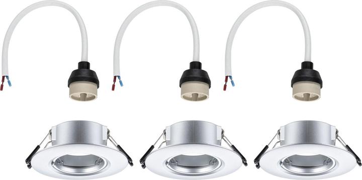 Produktbild Paulmann Einbauleuchte 3er-Pack starr (GU10)