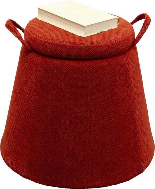 Actual product image Kare Design Hocker Thimble Rot Ø51cm