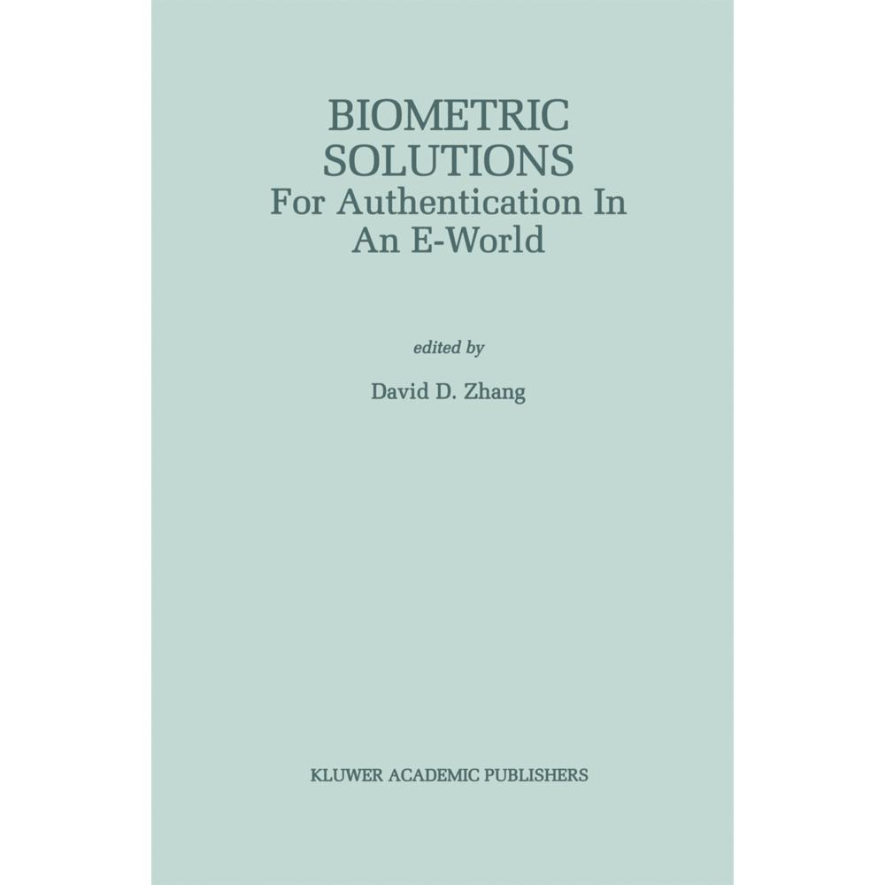 Thumbnail - Biometric Solutions, Fachbücher