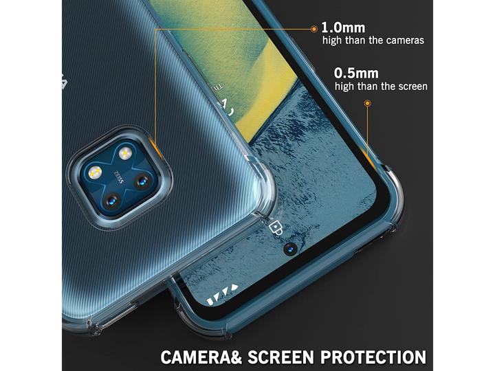 Actual product image Screenguard Nokia XR20 Cover Crystal Soft Airbag Bumper (Nokia XR20)