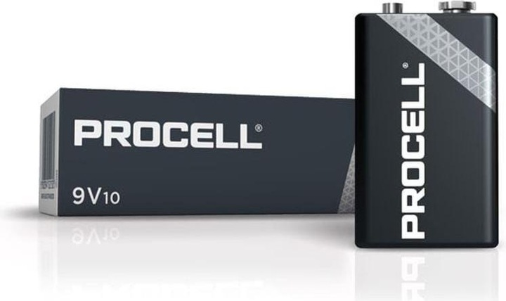 Actual product image Duracell Procell batteries (10 pcs., 9V Block, 673 mAh)