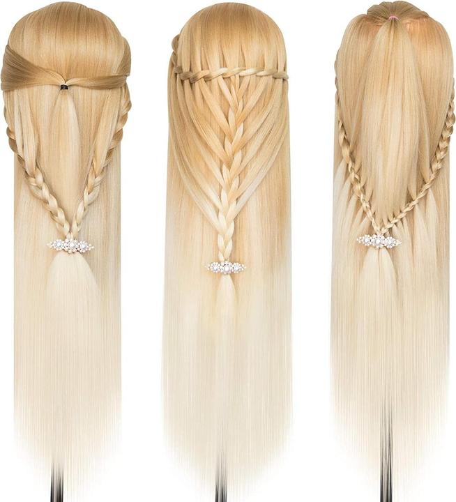 Actual product image DanseeMeibr Plus Frisierkopf mit Hochtemperaturfaser Haar