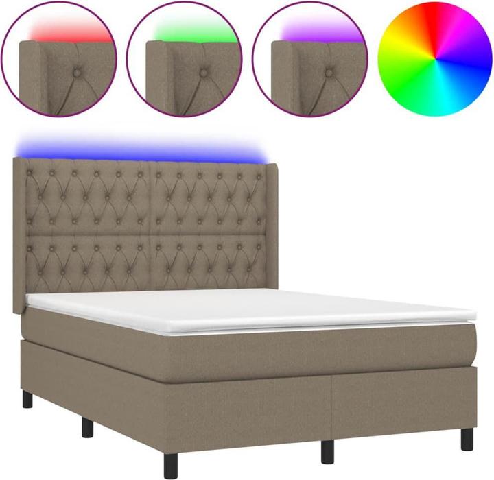 Actual product image vidaXL Boxspringbett (140 x 190 cm)