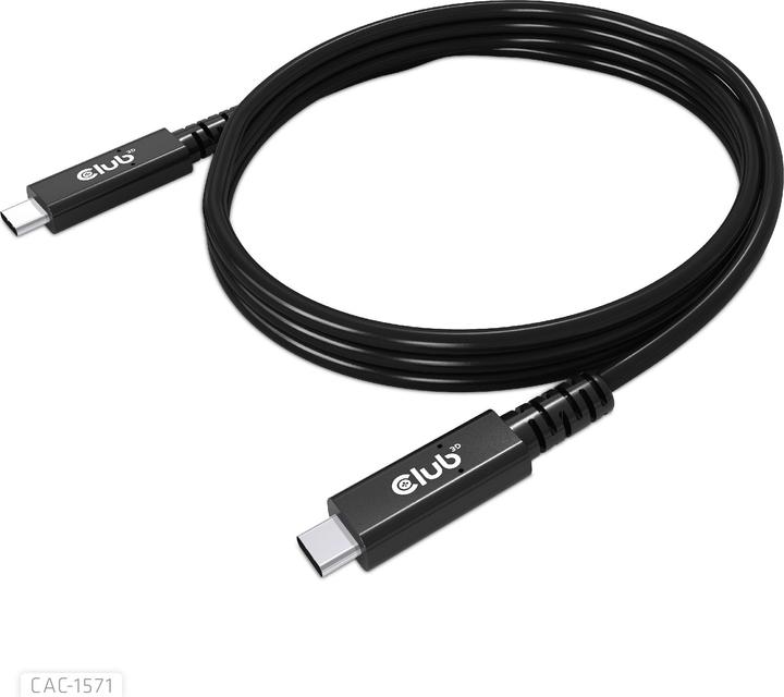 Produktbild Club 3D USB4 Power Delivery (0.80 m, USB 3.2, 100 W)