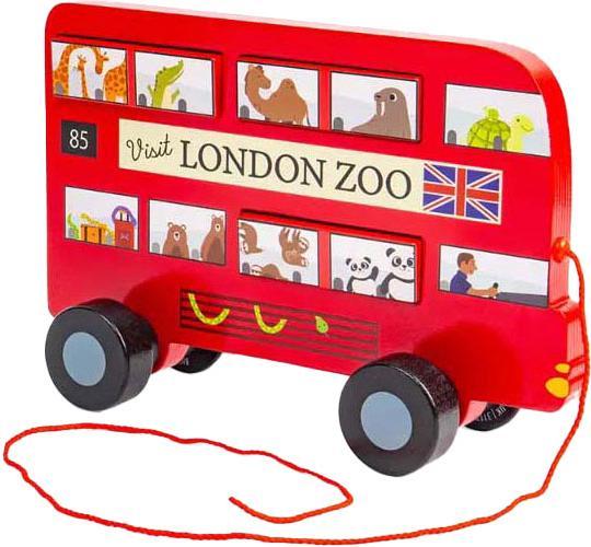 Bigjigs Toys Nachziehspielzeug London-Bus / ab 12 Monaten