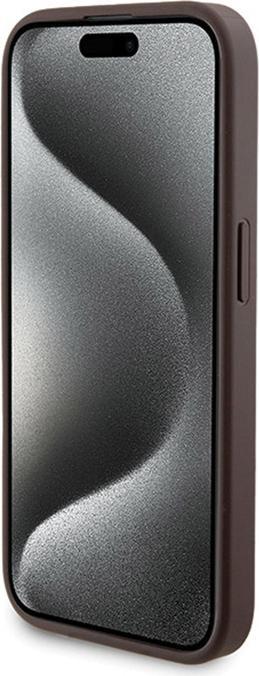 Image du produit Guess Zestaw GUBPM5P15L4GEMGW iPhone 15 Pro 6.1" hardcase + Powerbank 5000mAh MagSafe brązowy/brown (Apple iPhone 15 Pro)