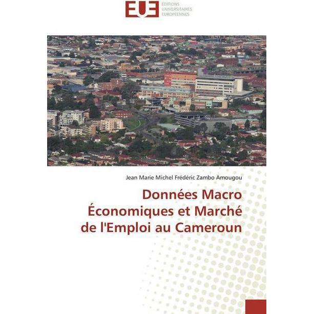 Données Macro Économiques et Marché de l'Emploi au Cameroun, Fachbücher von Jean Marie Michel Frédéric Zambo Amougou