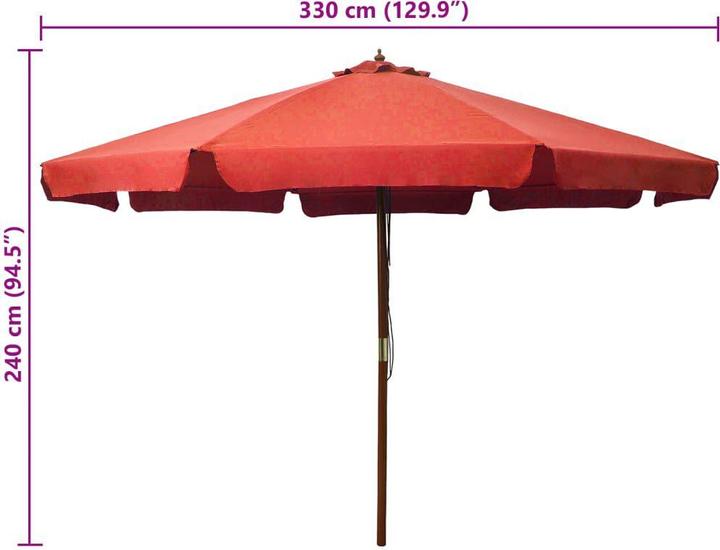 Immagine prodotto vidaXL Sonnenschirm (3.30 m)