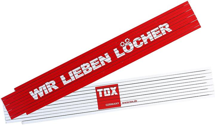 Actual product image Tox Meter stick 2 m. "…wir lieben Löcher!" (2 m)