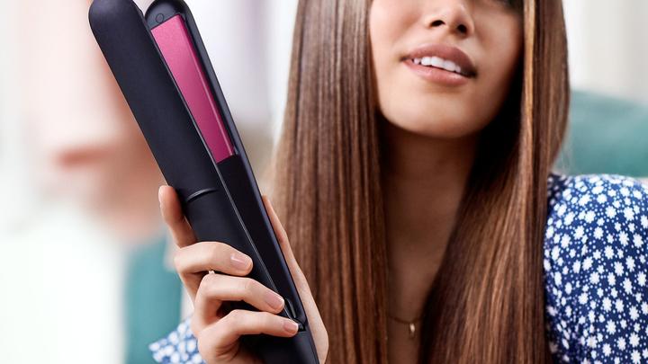 Image du produit Philips Tongs de défrisage StraightCare Essential ThermoProtect BHS375 / 00 (Fer plat)