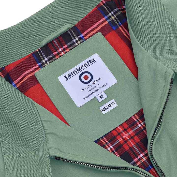 Actual product image Lambretta Mens Shower Resistant Harrington Jacket (3XL)