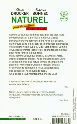 Actual product image Naturel pour le meilleur et pour le reste (French, Bonnec Sidonie, Printer Marie, 2021)