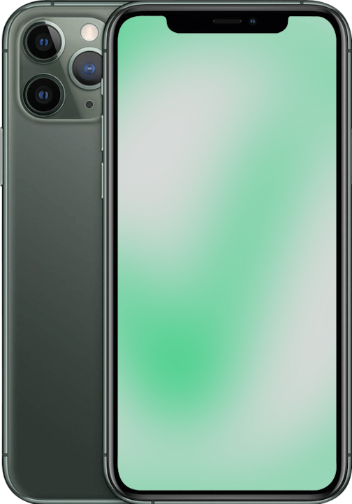 Actual product image Revendo iPhone 11 Pro Max (256 GB, Midnight Green, 6.50", 12 Mpx, SIM + eSIM, C / Good)