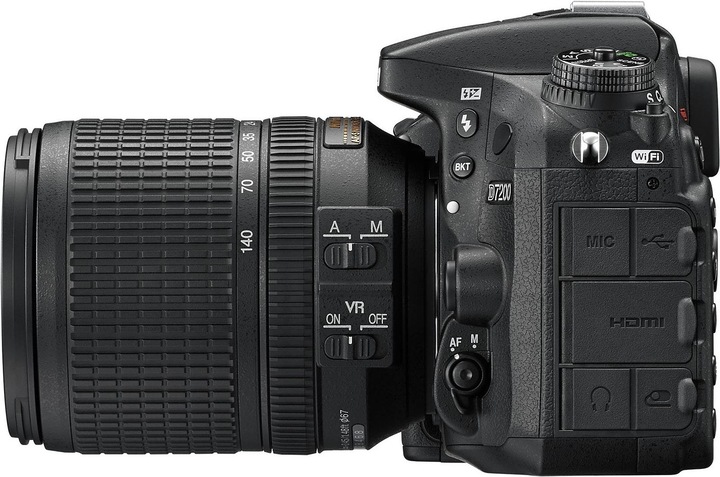 Actual product image Nikon D7200 Kit (18 - 140 mm, 24.20 Mpx, APS-C / DX)