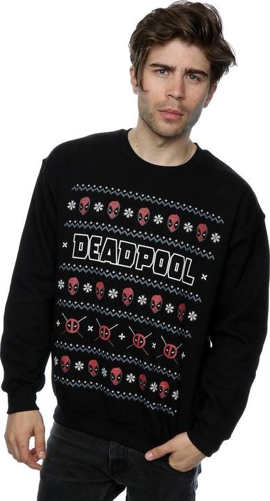 Produktbild Deadpool Logo Christmas Sweatshirt (L)