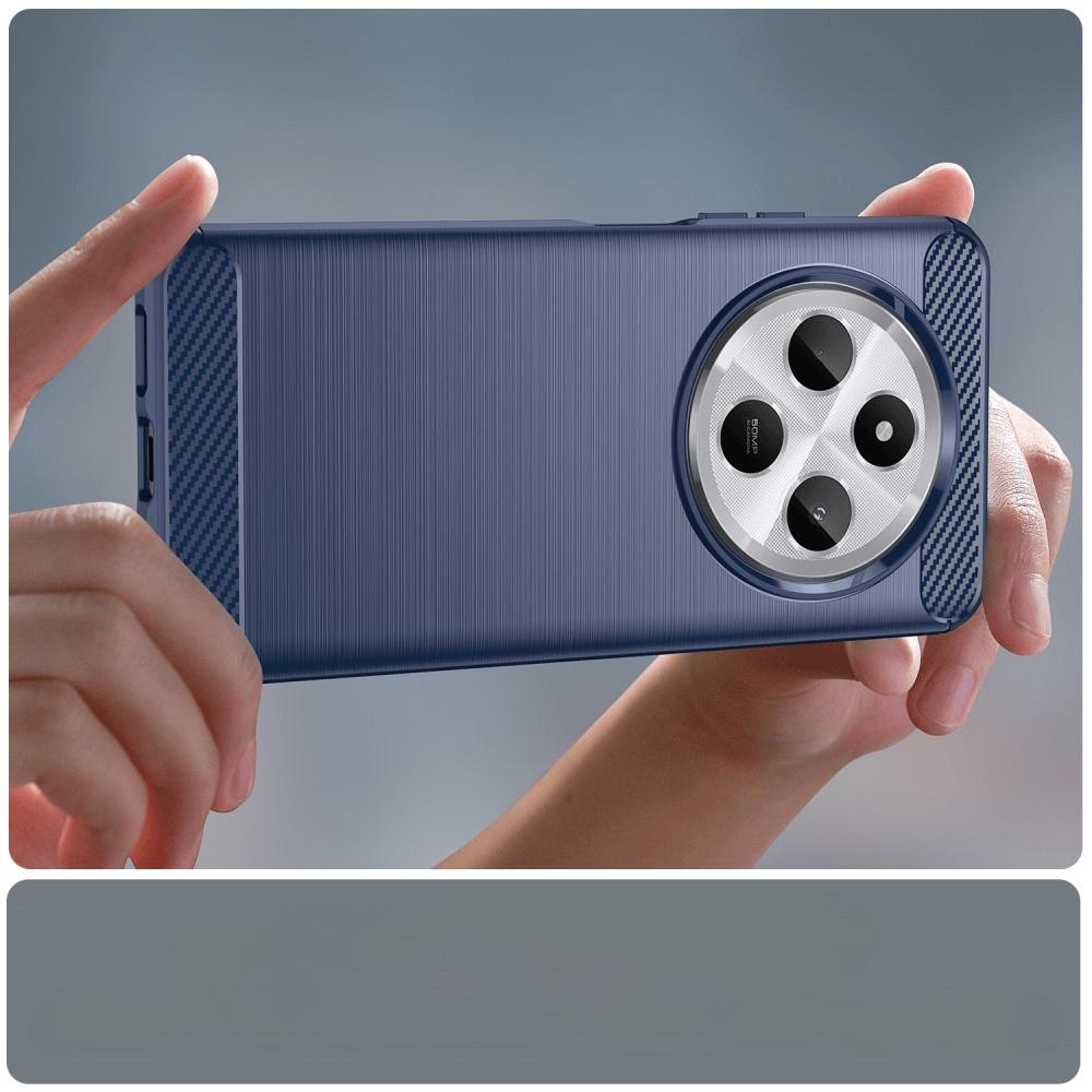 Thumbnail - Cover-Discount Xiaomi Redmi 14C / Poco C75 - Metall Carbon Look Hülle (Xiaomi Redmi 14C, Xiaomi Poco C75), Smartphone Hü...