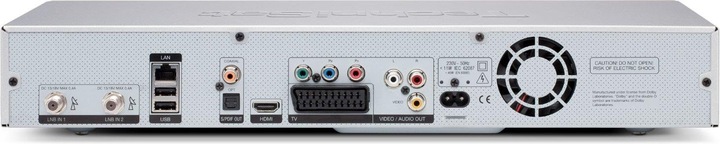Actual product image TechniSat DigiCorder ISIO S, 2x DVB-S2, 2x CI+, silver (500 GB, DVB-S2)