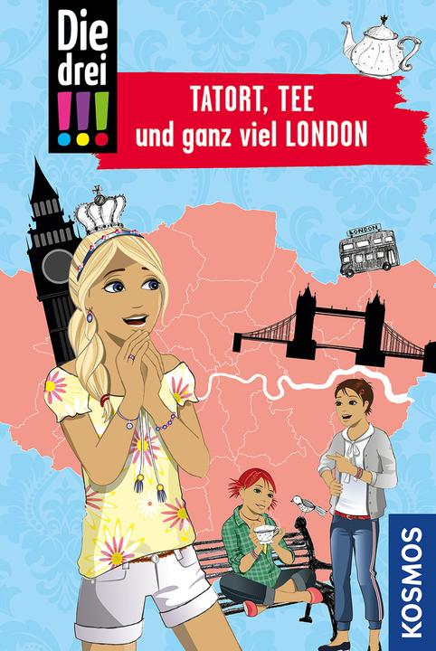 Produktbild Kosmos Die drei!!!, Tatort, Tee und ganz viel London (Deutsch, Franziska Misselwitz, Kari Erlhoff, 2020)