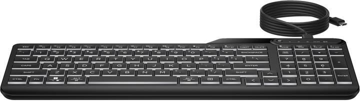 Actual product image HP 405 Multi-Device Wired Backlit Keyboard (DE, Cable)