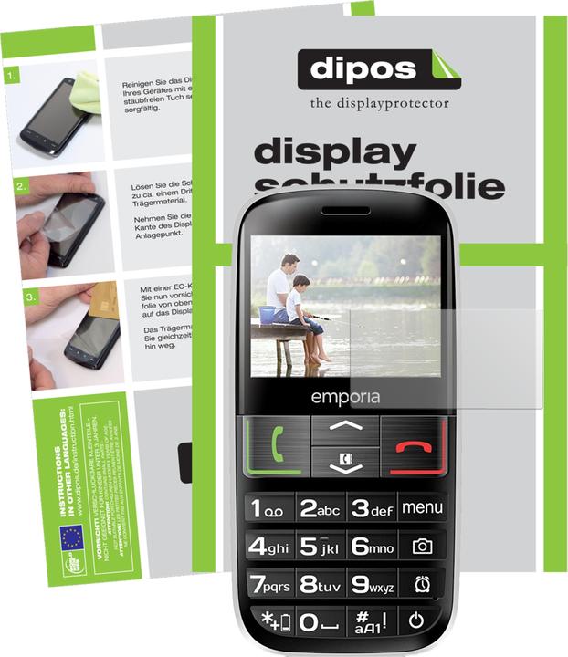 Produktbild Dipos Displayschutzfolie Antireflex (6 Stück, Emporia Euphoria V50)